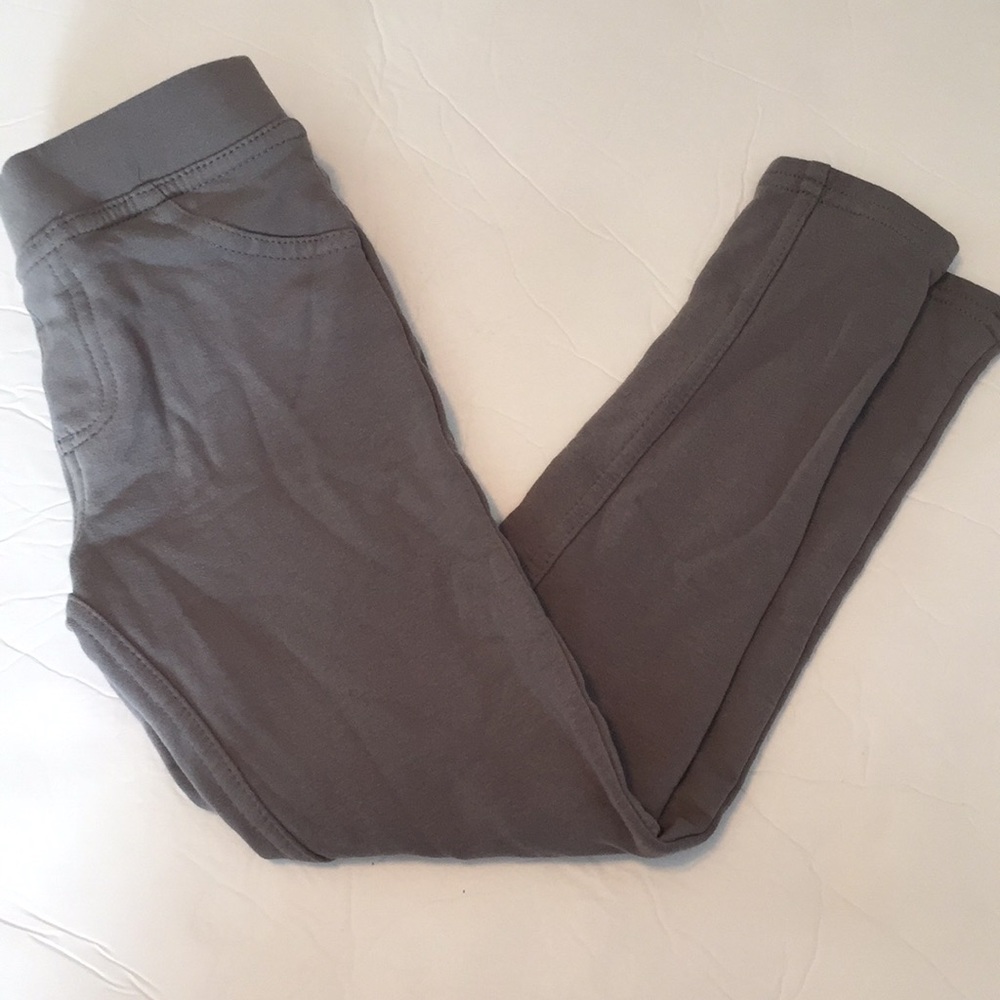 Girls Young dimension gray pull on leggings